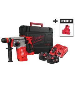 Перфоратор аккумуляторный бесщёточный SDS-PLUS MILWAUKEE M18 BLHXMC-502X (2,3 Дж) + ЖИЛЕКТА, фото  | SNABZHENIE.com.ua