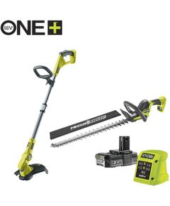 Комбинированный садовый комплект RYOBI RY18LT18HTA-120 18V ONE+, фото  | SNABZHENIE.com.ua