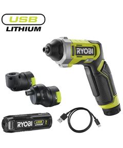 Отвертка аккумуляторная Ryobi USB Lithium RSD4-120TA2 4В 1х2А·ч (5133006211), фото  | SNABZHENIE.com.ua