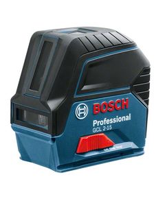 Bosch Нівелір лазерний GCL 2-15, до 15м, ±0.3мм/м, + RM1, 0.5кг, фото  | SNABZHENIE.com.ua