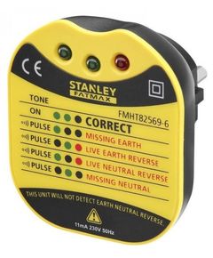 Индикатор тока в розетках STANLEY FatMax 230 В с индикаторами, фото  | SNABZHENIE.com.ua