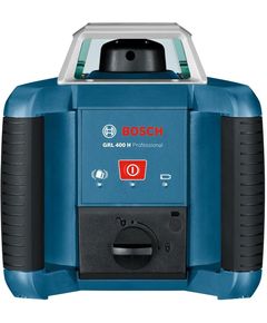 Bosch Нівелір лазерний ротаційний Professional GRL 400 H, 20м/з приймачем 400м, ±0.08мм/м, 600 об/хв, IP54, 2кг, кейс, приймач LR1, АКБ, ЗП, фото  | SNABZHENIE.com.ua