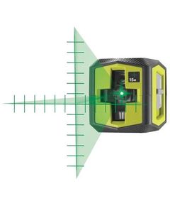Ryobi Нівелір лазерний RBCLLG2 до 15м ±0.5мм перехресний зелений промінь 2хАА 0.4кг, фото  | SNABZHENIE.com.ua