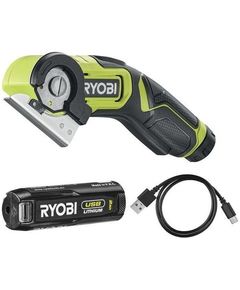 Ryobi Різак акумуляторний USB Lithium RCT4-120G 4В 2А·год рез 6.4мм 270об/хв 0.27кг, фото  | SNABZHENIE.com.ua