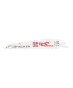 Полотно для сабельных пил WRECKER MILWAUKEE, 150х3,6/2,3мм, (5шт), (металл, дерево с гвоздями), фото  | SNABZHENIE.com.ua