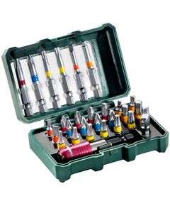 Metabo Біти BitBox, набір 29шт, 1/4", магнітний бітотримач, перехідник, SL,PH,PZ,H,T, сталь S2, кейс, фото  | SNABZHENIE.com.ua