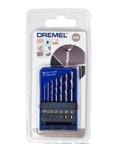 Dremel Набір свердел 628 по металу (7 шт.), фото  | SNABZHENIE.com.ua