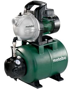 Metabo Насосна станція HWW 3300/25 G, 900 Вт, 3.3 куб/год, висота подачі 45м, всмоктування до 8 м, ресивер 24л 16.2 кг, фото  | SNABZHENIE.com.ua