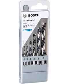 Bosch Набор сверл HSS PointTeQ 6 шт., фото  | SNABZHENIE.com.ua