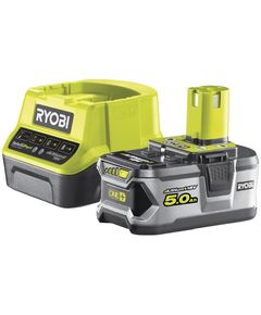 Ryobi Набір акумулятора та зарядного пристрою ONE+ RC18120-150 18В 1х5А·год ЗП 2А, фото  | SNABZHENIE.com.ua