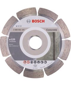 Bosch Диск алмазний Standard for Concrete 125-22.23, по бетону, фото  | SNABZHENIE.com.ua