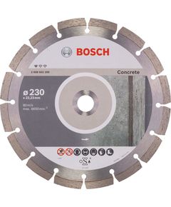 Bosch Диск алмазний Standard for Concrete 230-22.23, по бетону, фото  | SNABZHENIE.com.ua