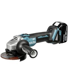 Makita Шліфмашина кутова DGA504RTJ, акумуляторна, 18 В, 5 Аг, 8500 об/хв, 125 мм, 2.3 кг, фото  | SNABZHENIE.com.ua