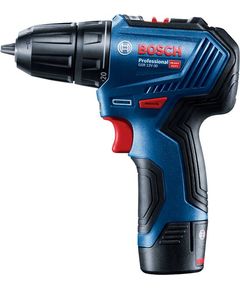 Bosch Шурупокрут-дриль акумуляторний GSR 12V-30, 12В 2х2Аг, 18/30 Нм, 20+1, 420/1600об/хв, ЗП, кейс, набір оснастки, 0.89 кг, фото  | SNABZHENIE.com.ua
