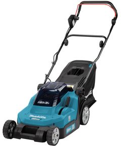 Makita Газонокосарка акумуляторна DLM382CM2, 2х18В, 270-540 м2, 40 л, 25 - 75 мм (6 позицій), 14.5 кг, SOLO, фото  | SNABZHENIE.com.ua