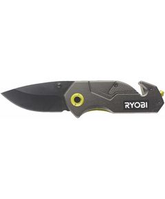Ryobi Ніж складаний RFK25T, лезо 57мм, стропоріз, фіксатор леза, кліпса., фото  | SNABZHENIE.com.ua