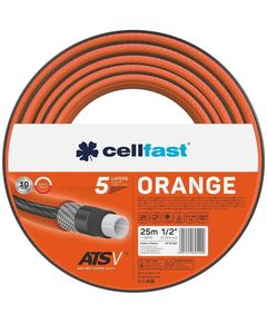 Cellfast Садовий шланг ORANGE 1/2', 25 м, 5 шарів, до 24 Бар, -10…50°C, фото  | SNABZHENIE.com.ua