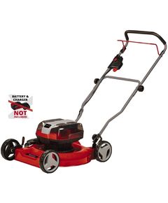 Einhell Газонокосарка акум GE-CM 36/48 Li M - Solo, 36В, PXC, 48 см, 30-75 мм, без травозбірника, мульчування, 16.9 кг (без АКБ і ЗП), фото  | SNABZHENIE.com.ua