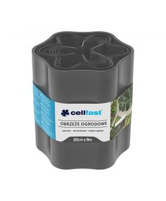 Cellfast Стрічка газонна, бордюрна, хвиляста, 20см x 9м, графіт, фото  | SNABZHENIE.com.ua