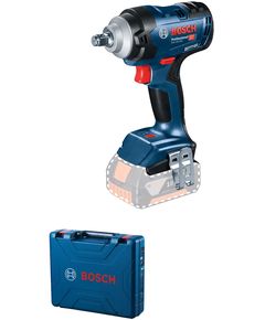 Bosch Гайкокрут Professional GDS 18V-400 акум, 400 Нм, 0-2500 об/хв, валіза, зажим квадрат, 1.25 кг, без АКБ та ЗП, фото  | SNABZHENIE.com.ua