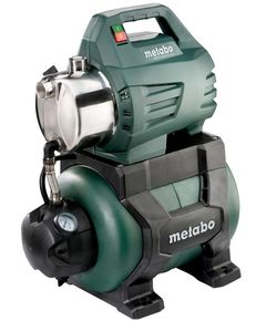 Metabo Насосна станція HWW 4500/25 Inox, 1300 Вт, 4.5 куб/год, висота подачі 48м, всмоктування до 8 м, ресивер 24л, 17.1кг, фото  | SNABZHENIE.com.ua