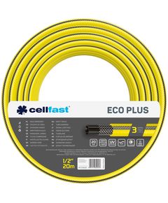 Cellfast Шланг садовий ECO PLUS 1/2" 20м, 3 шари, до 20 Бар, -10…+50°C, фото  | SNABZHENIE.com.ua