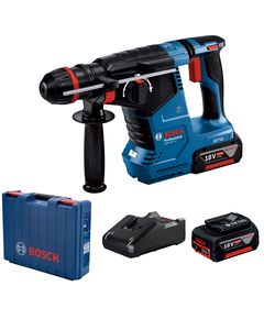 Bosch Перфоратор GBH 187-LI ONE Chuck акумуляторний, 2*18 В 5 Аг, с 2 акб GBA 18V 5.0Ah, 2.4 Дж, 980 об/хв, 2.9 кг, фото  | SNABZHENIE.com.ua
