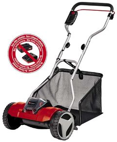 Einhell Газонокосарка акум ручна GE-HM 18/38 Li - Solo, 18В, PXC, 38 см, 45 л, 14-38 мм, фото  | SNABZHENIE.com.ua