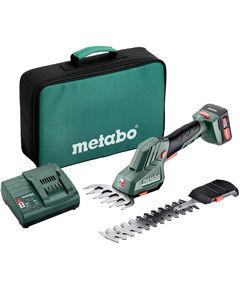Metabo Ножиці для трави акумуляторні POWERMAXX SGS 12 Q, Li-Power 18В 1*2.0Аг, лезо 11.5 см, + насадка для кустів 20см, 0.8кг, фото  | SNABZHENIE.com.ua