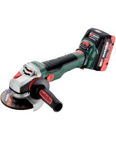 Metabo Шліфмашина кутова акумуляторна WVB 18 LTX BL 15-125 Quick, 125мм, 18В 2*5.5Ач, 2500-10000об/хв, М14, metaBOX 165 L, 2кг, фото  | SNABZHENIE.com.ua