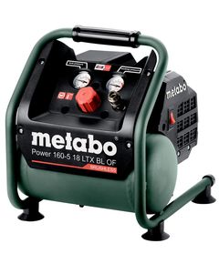 Metabo Компресор POWER 160-5 18 LTX BL OF акумуляторний, Li-Power 18В, 120л/хв, 8бар, ресивер 5л, фото  | SNABZHENIE.com.ua