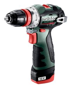 Metabo Шурпокрут-дриль POWERMAXX BS BL Q, акумуляторний, 2*12В, 2 Аг, кейс, 0.8кг, фото  | SNABZHENIE.com.ua