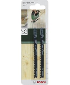 Bosch Полотно пиляльне для електролобзика HSC по дереву, T 144 D, 4-5.2х100мм, 2шт, фото  | SNABZHENIE.com.ua