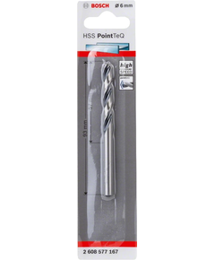 Bosch Свердло по металу HSS-PointTeQ, 6х57х93мм, фото  | SNABZHENIE.com.ua