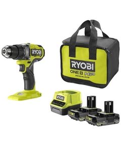 Ryobi Шурупокрут-дриль акумуляторний ONE+ HP RDD18X-220S 18В 2х2А·год ЗП 95Нм 500·2100об·хв 1.7кг сумка, фото  | SNABZHENIE.com.ua