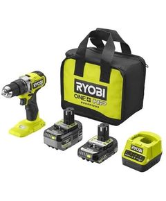 Ryobi Шурупокрут-дриль акумуляторний ONE+ HP RPD18C-242S 18В 1х2А·год 1х4А·год ЗП 54Нм 450·1700об·хв 1кг сумка, фото  | SNABZHENIE.com.ua