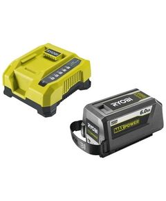 Ryobi Набір акумулятора та зарядного пристрою Max Power RY36BK60B-160 36В 1х6А·год ЗП 6А швидкозарядний, фото  | SNABZHENIE.com.ua