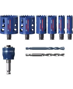 Bosch Коронки для роботи з міцними матеріалами Tough Material, 22-68мм, 9 шт, фото  | SNABZHENIE.com.ua