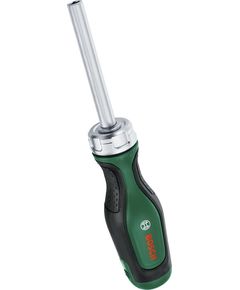 Bosch Викрутка  з тріскачкою, 12 насадок, руків'я PC+ABS+TPR , 207мм, сталь CrV, фото  | SNABZHENIE.com.ua