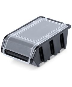 Kistenberg Контейнер для зберігання з кришкою TRUCK PLUS, 19.5*12*9см, пластик, чорний, фото  | SNABZHENIE.com.ua