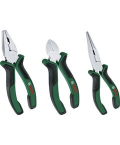 Bosch Плоскогубці набір 3 шт, комбіновані, подовжені, бокорізи, фото  | SNABZHENIE.com.ua