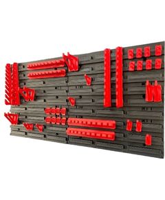 Kistenberg Панель підвісна з набором гачків KS_kit5, 2 панелі 38.6*1.8*39см, 20 гічків, пластик, фото  | SNABZHENIE.com.ua