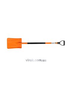 Лопата совковая FLO с повышенным бортом с металлическим держаком и ручкой DY наконечником [120], фото  | SNABZHENIE.com.ua