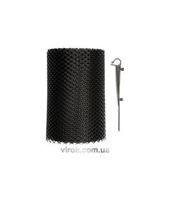 Сітка захисна для ринв VOREL від листя з 15 монтажними гаками 6 м / 18 см, фото  | SNABZHENIE.com.ua