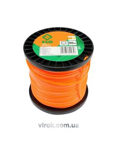 Жилка для тримера квадратна 2,4 мм х 90 м на котушці, фото  | SNABZHENIE.com.ua