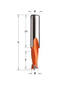 Сверло CMT 8x18 мм для глухих отверстий, хвостовик 10 мм, фото  | SNABZHENIE.com.ua