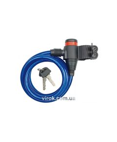 Замок велосипедний VOREL: L= 10 мм Х 1800 мм [10/60], фото  | SNABZHENIE.com.ua