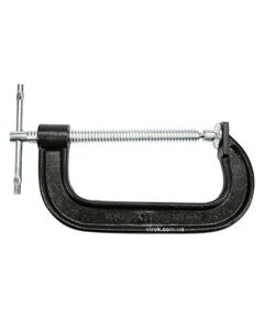 Струбцина с винтовым зажимом G, подобная VOREL; l= 125 мм, фото  | SNABZHENIE.com.ua