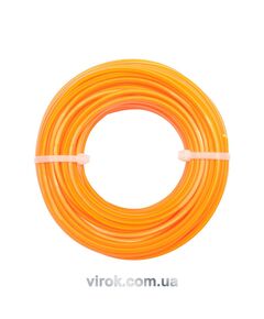 Жилка до газонокосарки квадратная с сердцевиной FLO, d= 2,7 мм, l= 15 м, фото  | SNABZHENIE.com.ua