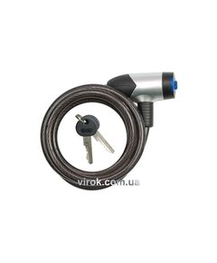 Замок велосипедний VOREL: L= 8 мм Х 1200 мм, фото  | SNABZHENIE.com.ua